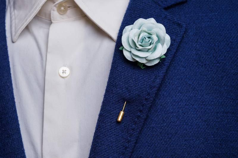 Baby-Blau-Big Rose Boutonniere Für Formelle Veranstaltung, Hochzeit Anstecknadeln in Vielen Farben Erhältlich, Sanfte Papier-Hergestellt Blumen Baby-Blau-Big Rose Boutonniere Für Formelle Veranstaltung, Hochzeit Anstecknadeln in Vielen Farben Erhältlich, Sanfte Papier-Hergestellt Blumen von BloomLapelPins