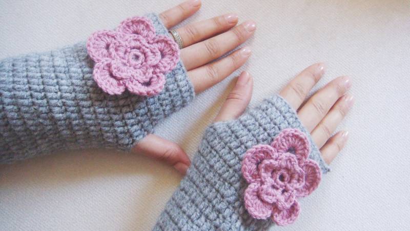 Fingerlose Handschuhe, Accessoires, Gehäkelte Handgefertigte Geschenke, Für Sie Geschenkidee, Armstulpen, Winterhandschuh Fingerlose Handschuhe, Accessoires, Gehäkelte Handgefertigte Geschenke, Für Sie Geschenkidee, Armstulpen, Winterhandschuh von BloomedFlower