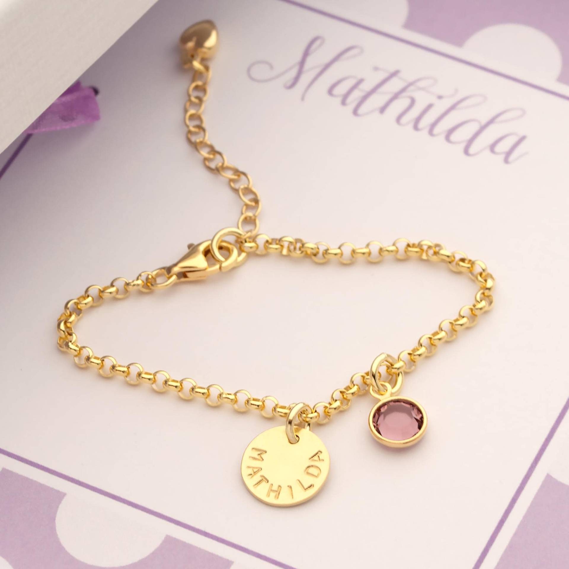 Name Armband, Silber Oder Gold, Personalisiertes Armband Mit Datum, Gliederarmband Anhängern Von Bloomgart von Bloomgart