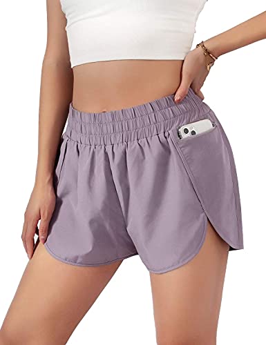 Blooming Jelly Damen Shorts Sport Yoga Kurze Hose Schnelltrocknendes Training Laufshorts 2 in 1 mit Taschen 1,75 " von Blooming Jelly