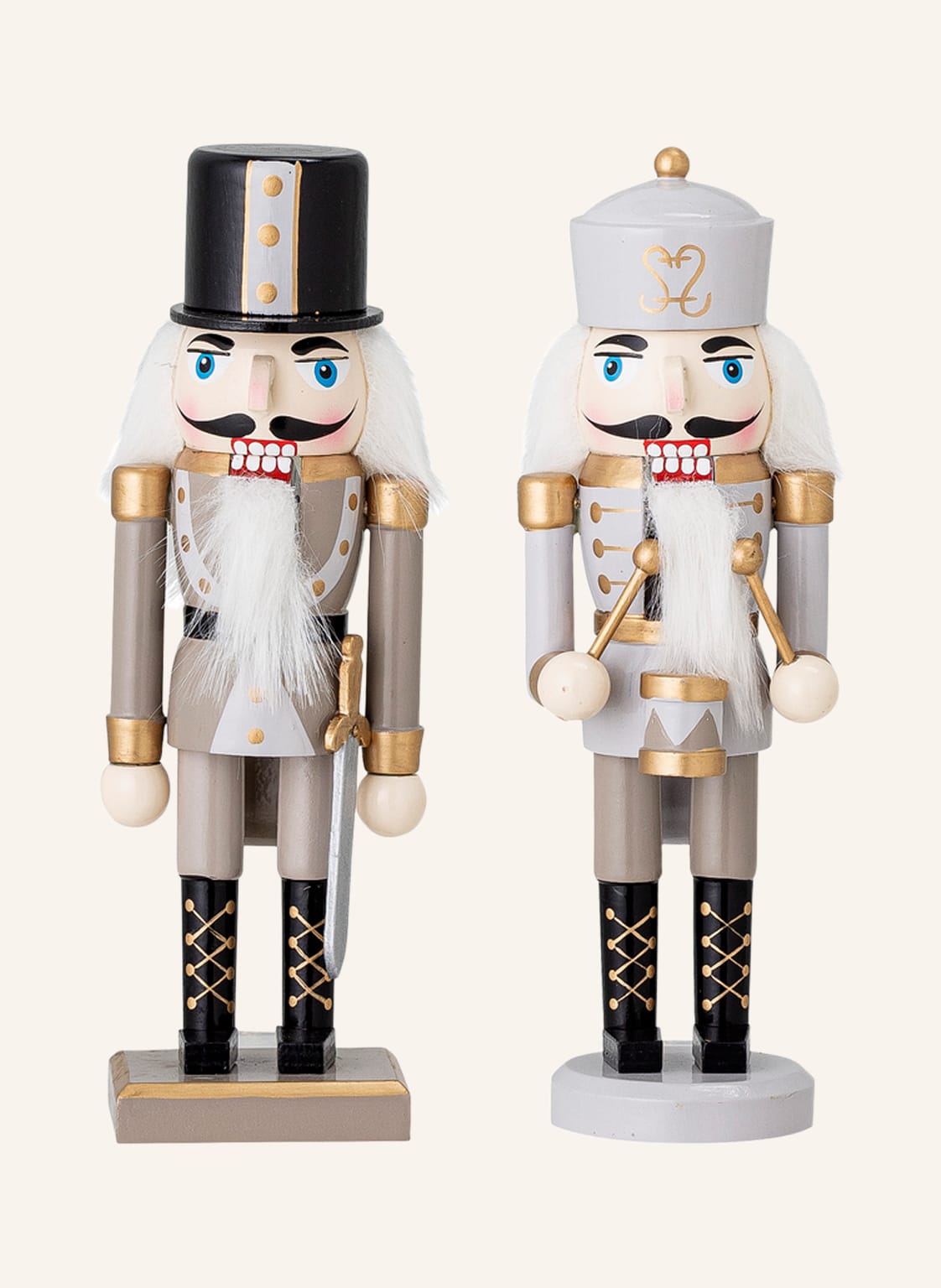 Bloomingville 2er-Set Dekofiguren Darren weiss von Bloomingville