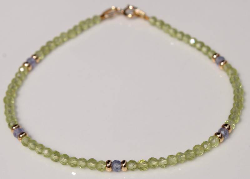 Peridot/Tansanit Armband von BloomyStones