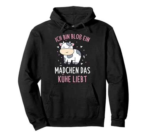 Bloß Ein Mädchen Das Kühe Liebt Kuh Bauernhof Spruch Pullover Hoodie von Bloß Ein Mädchen Das Kühe Lieb Landwirt Kleidung