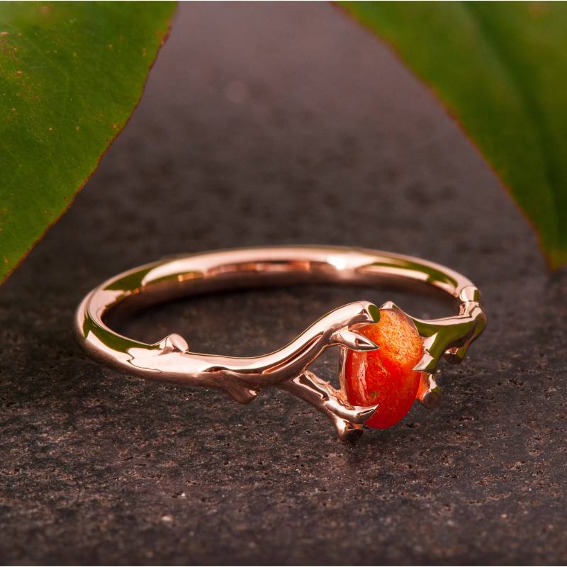 Sonnenstein Zweig Ring von BlossomAndSuch