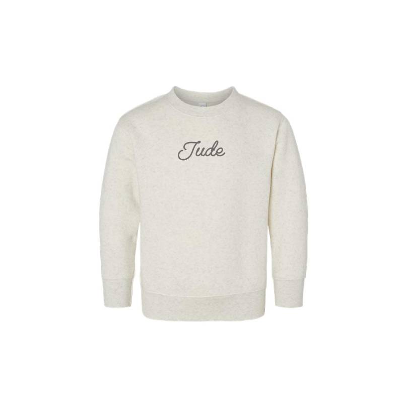 Toddler Benutzerdefinierter Pullover Mit Rundhalsausschnitt Benutzerdefinierter Text Rundhalspullover Benutzerdefiniertes Familien-Sweatshirt von BlossomButtercupShop