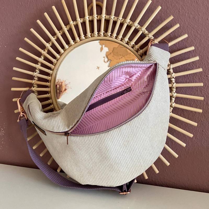 Hip Bag Bauchtasche Bum Crossbody Xl Beige von Blossomoutloud