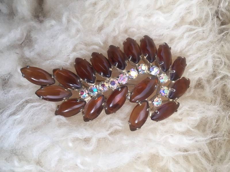 "Juliana D&e Brosche "Delizza" Und Elster Mit Anstecknadel Topas Citrin Cabochon Navette Strasssteinen" "Juliana D&e Brosche "Delizza" Und Elster Mit Anstecknadel Topas Citrin Cabochon Navette Strasssteinen" von BlossomsAntiques