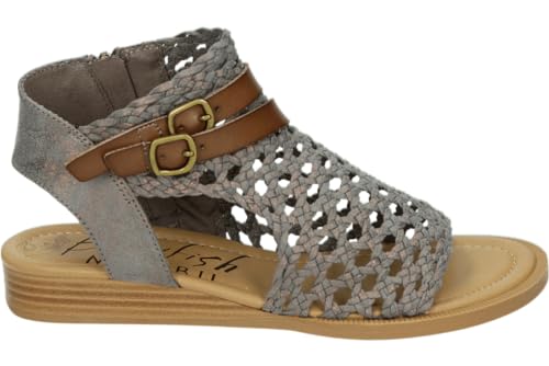 Blowfish BF10760 ANUELLA - Flache SandalenDamen Sandalen - Farbe: Metallics, silberfarben, 42 EU Blowfish BF10760 ANUELLA - Flache SandalenDamen Sandalen - Farbe: Metallics, silberfarben, 42 EU von Blowfish Malibu