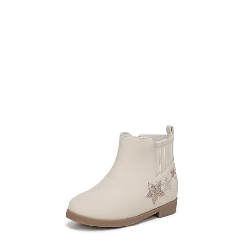 Blowfish Malibu Baby-Mädchen Starling-t Fashion Boot, Beigefarbenes Glitzer-Kunstleder, 10 Toddler von Blowfish Malibu