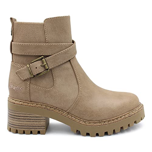 Blowfish Malibu Damen Angehoben Chelsea-Stiefel, Almond, 39 EU von Blowfish Malibu