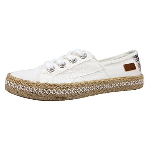 Blowfish Malibu Damen Buenos Sneaker, White Smoked, 41.5 EU von Blowfish Malibu