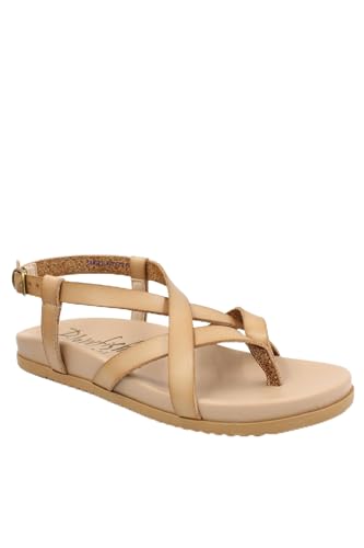 Blowfish Malibu Damen Camden Flache Sandale, Cashew, 36 EU von Blowfish Malibu