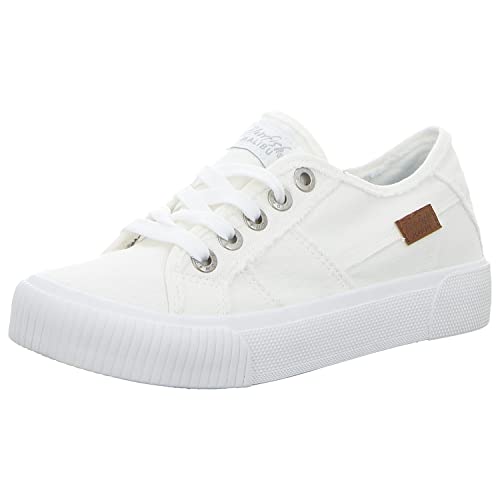 Blowfish Malibu Damen Casper Plattform, Weißes Smoked Canvas (473 g), 39 EU von Blowfish Malibu