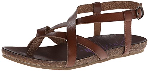 Blowfish Damen Sandale Granola, Braun (Whiskey Dyecut Pu), 37.5 EU von Blowfish Malibu