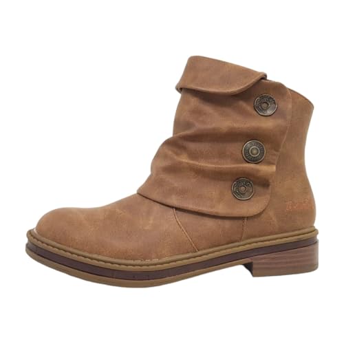 Blowfish Kay-Kay-B Damenschuhe Stiefel Braun Freizeit, Schuhgröße:37 EU von Blowfish Malibu
