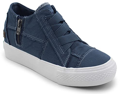 Blowfish Malibu Damen Mamba Sneaker, Bento Blue Colorwashed Canvas, 41.5 EU von Blowfish Malibu