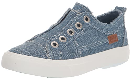Blowfish Malibu Damen Play Sneaker, Light Stone Washed Denim, 42 EU von Blowfish Malibu