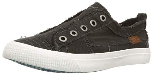 Blowfish Malibu Damen Play Sneaker, Schwarze, geräucherte Leinwand, 38.5 EU von Blowfish Malibu