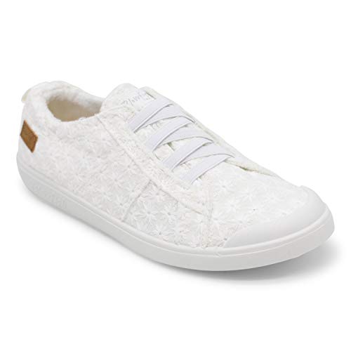 Blowfish Malibu Damen Vex Sneaker, Cremefarbene Gänseblümchen-Ösen, 38.5 EU von Blowfish Malibu