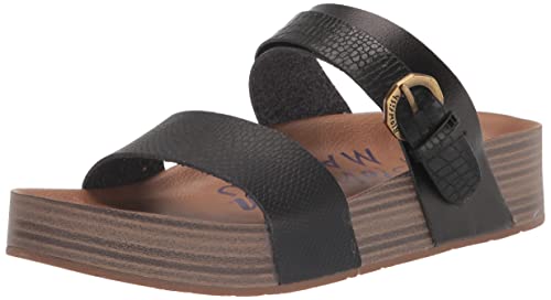 Blowfish Malibu Große Sandale für Damen, Black Dile/Dyecut, 38 EU von Blowfish Malibu