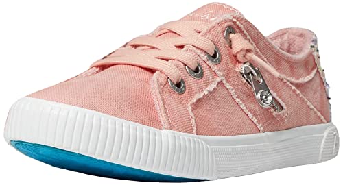 Blowfish Malibu Women's Fruit Sneaker, Sweet Shrimp Smoke 16 Oz Canvas/Natural Diego Weave, 8 von Blowfish Malibu