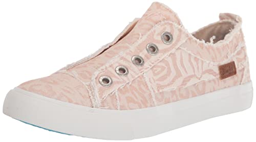 Blowfish Malibu Women's Play Sneaker, Blush Paper Cat Print Canvas, 7.5 von Blowfish Malibu