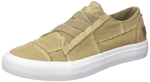 Blowfish Malibu Damen Marley Sneaker, Cremefarben, kaffeefarben, 42.5 EU von Blowfish Malibu