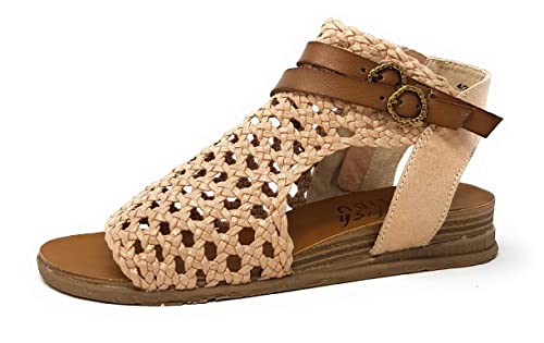 Blowfish Bodo Damen Sandalette in Gold, Größe 37 von Blowfish Malibu