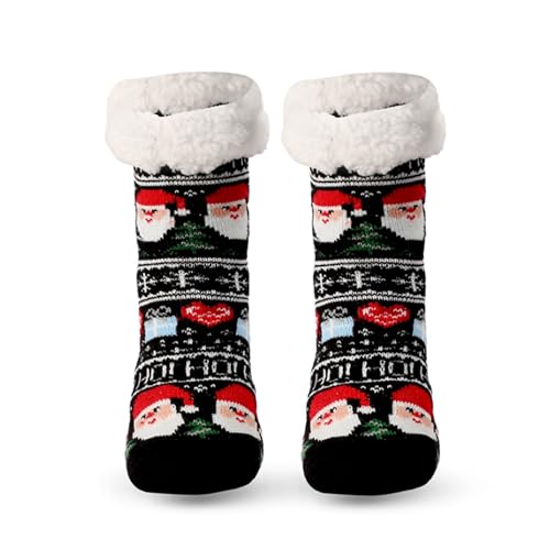 Blu Apparel Tier-Hausschuhsocken, Ho Ho Santa, 36.5/40.5 EU von Blu Apparel