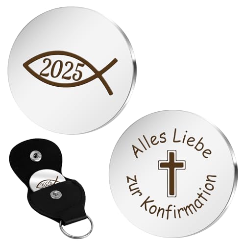 Bluckincle Konfirmation Geschenk,Firmung Geschenke Mädchen,Konfirmation Geschenke Junge,Geschenk Konfirmation Mädchen,Glücksbringer,Konfirmationsgeschenk Für Jungen,Geschenke Zur Konfirmation von Bluckincle