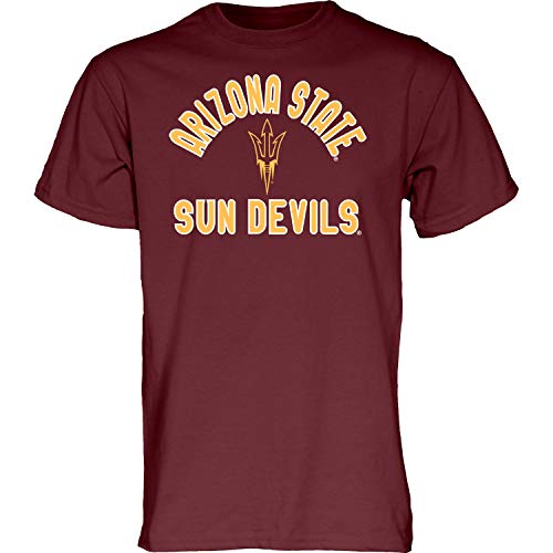 Blue 84 Herren Color T-Shirt Line Up Team-Farbe, Arizona State Sun Devils Maroon, XX-Large von Blue 84