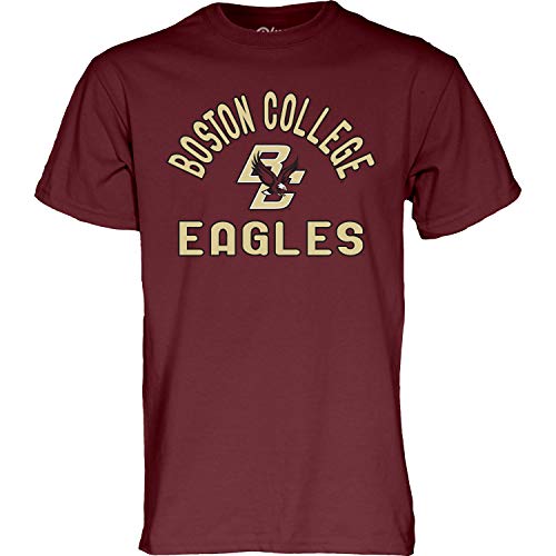 Blue 84 Herren Color T-Shirt Line Up Team-Farbe, Boston College Eagles Maroon, Large von Blue 84
