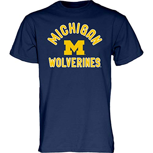 Blue 84 Herren Color T-Shirt Line Up Team-Farbe, Michigan Wolverines Navy, XX-Large von Blue 84