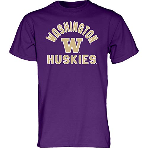 Blue 84 Herren Color T-Shirt Line Up Team-Farbe, Washington Huskies lila, Medium von Blue 84