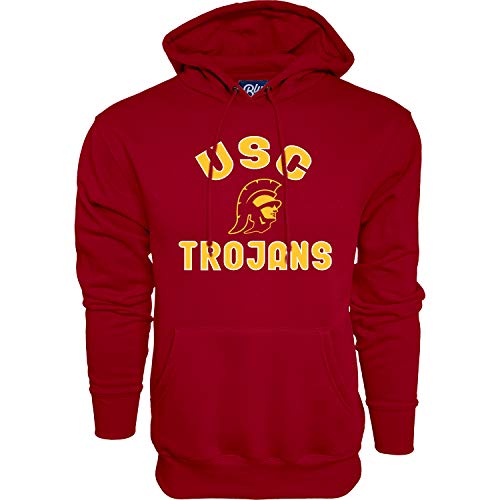 Blue 84 Herren Hoodie Line Up Team Color, Herren, Kapuzenpullover Line Up Team-Farbe, USC Trojans Cardinal, Large von Blue 84