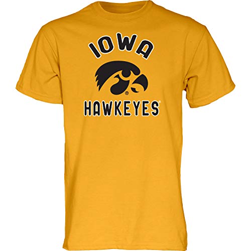 Blue 84 Herren T-Shirt Line Up Secondary Color, Herren, T-Shirt Line Up Sekundärfarbe, Iowa Hawkeyes Gold, XX-Large von Blue 84