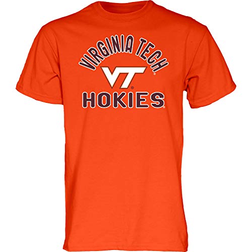 Blue 84 Herren T-Shirt Line Up Secondary Color, Herren, T-Shirt Line Up Sekundärfarbe, Virginia Tech Hokies Orange, XX-Large von Blue 84