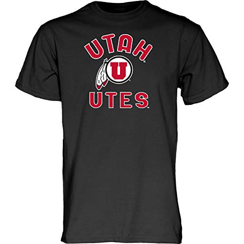 Blue 84 Herren T-Shirt Line Up Sekundärfarbe, Utah Utes Schwarz, XX-Large von Blue 84