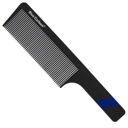 Blue Carbon® Clipper Comb - Haarschneidekamm - Haarkamm Männer - Friseurkamm Profi - Friseur - Bruchfester Carbon Kamm - Barber Comb - Hair Comb von Blue Carbon