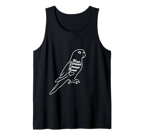 Blaue Kronenconure Mama Vogelliebhaberin Mama Blaue Kronenconure Tank Top Blaue Kronenconure Mama Vogelliebhaberin Mama Blaue Kronenconure Tank Top von Blue Crowned Conures Illustration For Bird Lovers