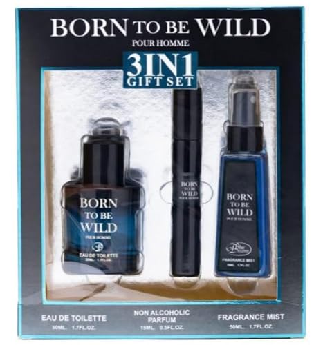 Born to be Wild pour Homme - Geschenkset 3in1 von Blue Dreams