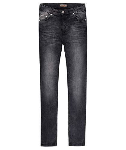 Blue Effect 0226 Jungen Ultrastretch Jeans, Schwarz (Black denim), 164 von Blue Effect