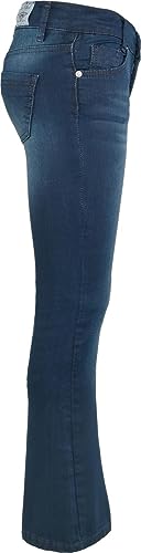 Blue Effect Girls Flared Jeans Ultrastrech Normal Dark Blue 164 von Blue Effect