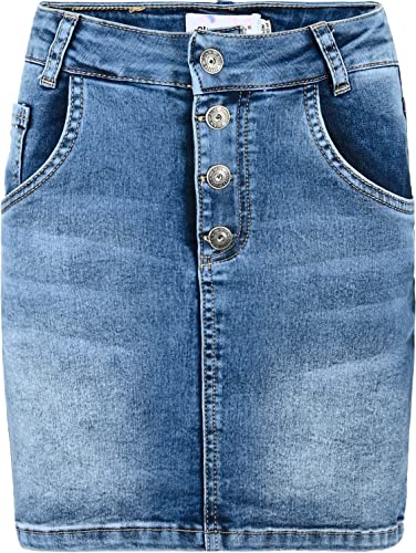 Blue Effect Girls High-Waist Skirt medium Blue 176 von Blue Effect