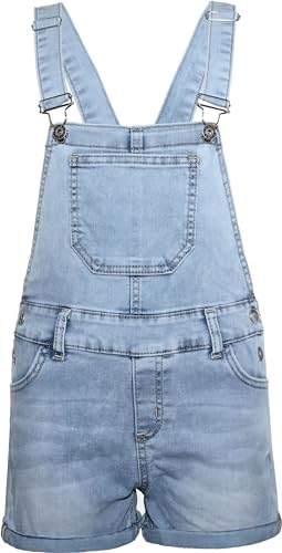 Blue Effect Girls Overall Short Light Blue 110 von Blue Effect