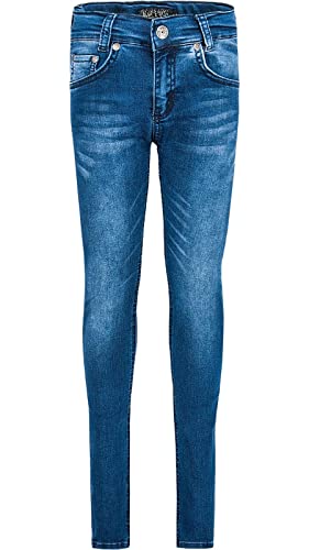Blue Effect Jungen Slim Jeans - Skinny, Ultrastretch , Blau (Medium blue) , 140 von Blue Effect
