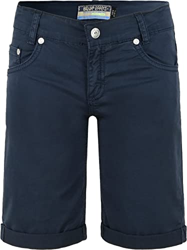 Blue Effect Jungen Chino Shorts Wide fit Plus Größe, Größe:158, Farbe:Nachtblau von Blue Effect