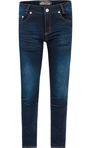 Blue Effect Jungen Jeans Röhre Skinny Fit, Slim Passform, Darkblue Soft Used (9620), 128 Slim von Blue Effect