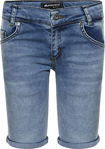 Blue Effect Jungen Shorts Jeans Ultra Stretch, Regular, medium Blue, 140 von Blue Effect