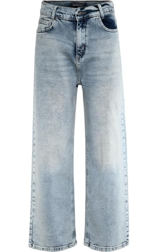 Blue Effect Jungen Straight Super Baggy Jeans Slim fit, Größe:164, Farbe:Light Blue Used von Blue Effect